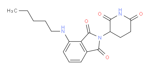 2-(2,6-dioxopiperidin-3-yl)-4-(pentylamino)isoindoline-1,3-dione