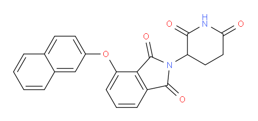 2-(2,6-dioxopiperidin-3-yl)-4-(naphthalen-2-yloxy)isoindoline-1,3-dione