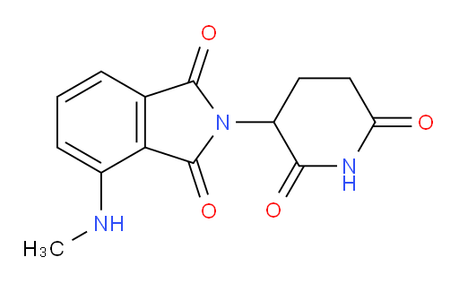 2-(2,6-dioxopiperidin-3-yl)-4-(methylamino)isoindoline-1,3-dione