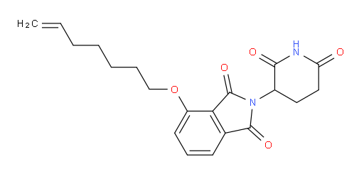 2-(2,6-dioxopiperidin-3-yl)-4-(hept-6-en-1-yloxy)isoindoline-1,3-dione