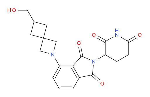 2-(2,6-dioxopiperidin-3-yl)-4-(6-(hydroxymethyl)-2-azaspiro[3.3]heptan-2-yl)isoindoline-1,3-dione