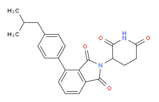 2-(2,6-dioxopiperidin-3-yl)-4-(4-isobutylphenyl)isoindoline-1,3-dione
