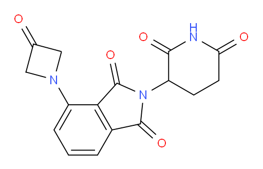 2-(2,6-dioxopiperidin-3-yl)-4-(3-oxoazetidin-1-yl)isoindoline-1,3-dione