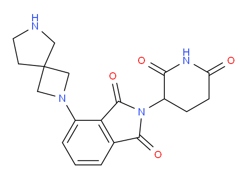 2-(2,6-dioxopiperidin-3-yl)-4-(2,6-diazaspiro[3.4]octan-2-yl)isoindoline-1,3-dione