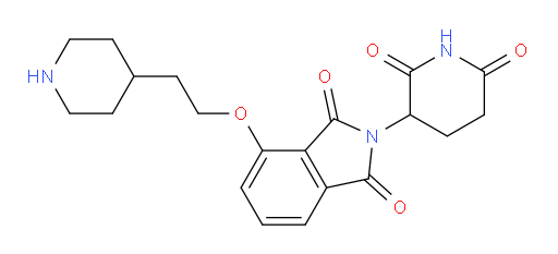 2-(2,6-dioxopiperidin-3-yl)-4-(2-(piperidin-4-yl)ethoxy)isoindoline-1,3-dione