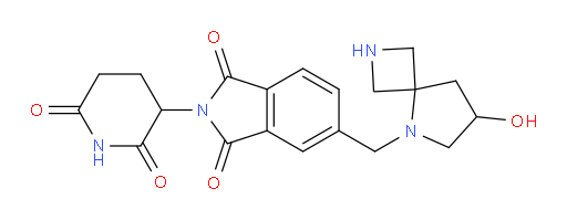2-(2,6-dioxopiperidin-3-yl)-5-((7-hydroxy-2,5-diazaspiro[3.4]octan-5-yl)methyl)isoindoline-1,3-dione