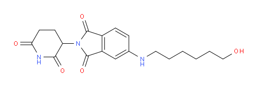 2-(2,6-dioxopiperidin-3-yl)-5-((6-hydroxyhexyl)amino)isoindoline-1,3-dione