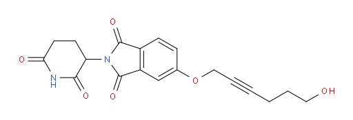 2-(2,6-dioxopiperidin-3-yl)-5-((6-hydroxyhex-2-yn-1-yl)oxy)isoindoline-1,3-dione