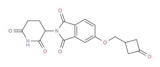 2-(2,6-dioxopiperidin-3-yl)-5-((3-oxocyclobutyl)methoxy)isoindoline-1,3-dione