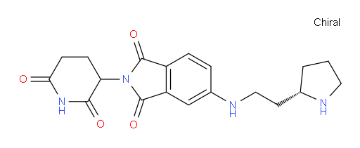 2-(2,6-dioxopiperidin-3-yl)-5-((2-((S)-pyrrolidin-2-yl)ethyl)amino)isoindoline-1,3-dione