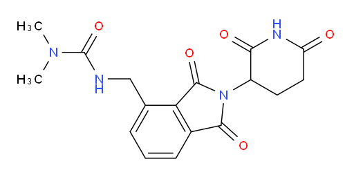 3-((2-(2,6-dioxopiperidin-3-yl)-1,3-dioxoisoindolin-4-yl)methyl)-1,1-dimethylurea