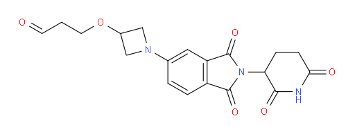 3-((1-(2-(2,6-dioxopiperidin-3-yl)-1,3-dioxoisoindolin-5-yl)azetidin-3-yl)oxy)propanal