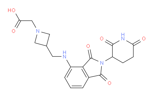 2-(3-(((2-(2,6-dioxopiperidin-3-yl)-1,3-dioxoisoindolin-4-yl)amino)methyl)azetidin-1-yl)acetic acid