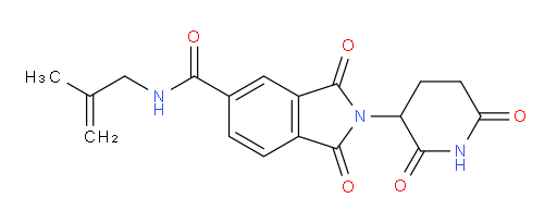 2-(2,6-dioxopiperidin-3-yl)-N-(2-methylallyl)-1,3-dioxoisoindoline-5-carboxamide