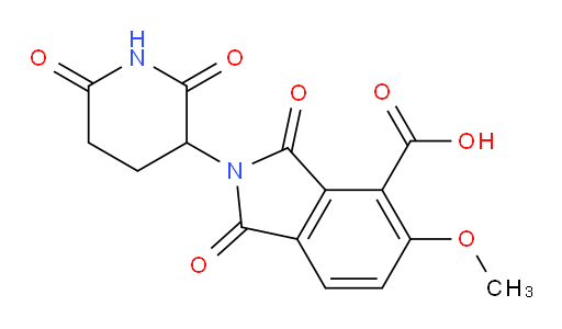 2-(2,6-dioxopiperidin-3-yl)-5-methoxy-1,3-dioxoisoindoline-4-carboxylic acid