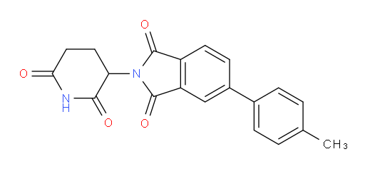 2-(2,6-dioxopiperidin-3-yl)-5-(p-tolyl)isoindoline-1,3-dione