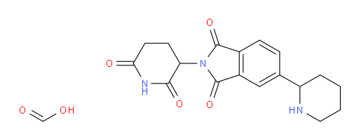 2-(2,6-dioxopiperidin-3-yl)-5-(piperidin-2-yl)isoindoline-1,3-dione formate