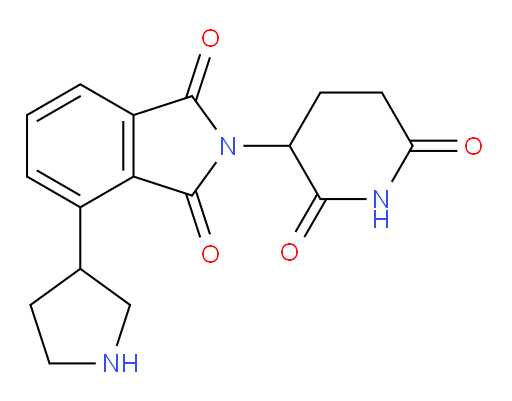 2-(2,6-dioxopiperidin-3-yl)-4-(pyrrolidin-3-yl)isoindoline-1,3-dione