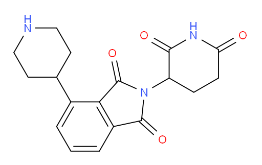 2-(2,6-dioxopiperidin-3-yl)-4-(piperidin-4-yl)isoindoline-1,3-dione