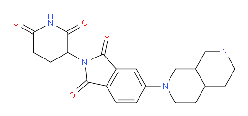 2-(2,6-dioxopiperidin-3-yl)-5-(octahydro-2,7-naphthyridin-2(1H)-yl)isoindoline-1,3-dione