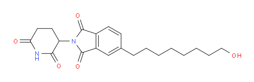 2-(2,6-dioxopiperidin-3-yl)-5-(8-hydroxyoctyl)isoindoline-1,3-dione