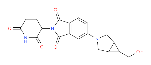 2-(2,6-dioxopiperidin-3-yl)-5-(6-(hydroxymethyl)-3-azabicyclo[3.1.0]hexan-3-yl)isoindoline-1,3-dione
