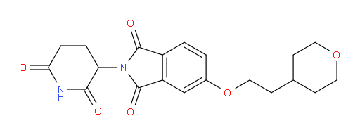 2-(2,6-dioxopiperidin-3-yl)-5-(2-(tetrahydro-2H-pyran-4-yl)ethoxy)isoindoline-1,3-dione