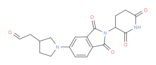 2-(1-(2-(2,6-dioxopiperidin-3-yl)-1,3-dioxoisoindolin-5-yl)pyrrolidin-3-yl)acetaldehyde