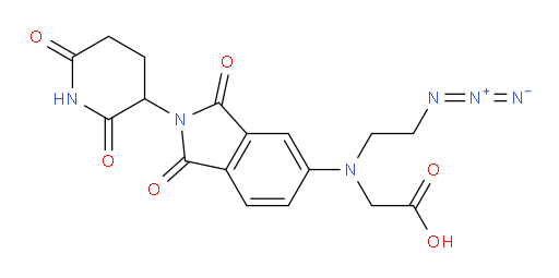 2-((2-azidoethyl)(2-(2,6-dioxopiperidin-3-yl)-1,3-dioxoisoindolin-5-yl)amino)acetic acid