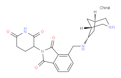 4-(((1R,5R,6S)-3-azabicyclo[3.2.1]octan-6-ylamino)methyl)-2-(2,6-dioxopiperidin-3-yl)isoindoline-1,3-dione