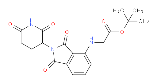 tert-butyl 2-((2-(2,6-dioxopiperidin-3-yl)-1,3-dioxoisoindolin-4-yl)amino)acetate