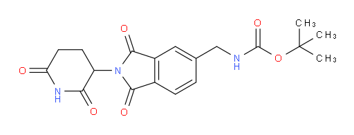 tert-butyl ((2-(2,6-dioxopiperidin-3-yl)-1,3-dioxoisoindolin-5-yl)methyl)carbamate