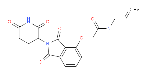 N-allyl-2-((2-(2,6-dioxopiperidin-3-yl)-1,3-dioxoisoindolin-4-yl)oxy)acetamide