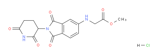 methyl 2-((2-(2,6-dioxopiperidin-3-yl)-1,3-dioxoisoindolin-5-yl)amino)acetate hydrochloride