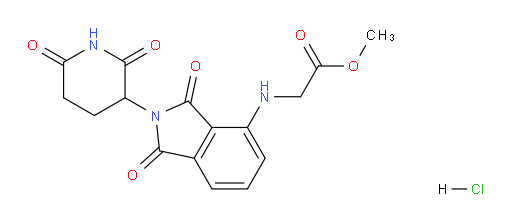 methyl 2-((2-(2,6-dioxopiperidin-3-yl)-1,3-dioxoisoindolin-4-yl)amino)acetate hydrochloride