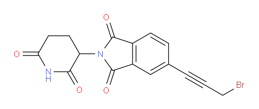 5-(3-bromoprop-1-yn-1-yl)-2-(2,6-dioxopiperidin-3-yl)isoindoline-1,3-dione