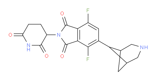 5-(3-azabicyclo[3.1.1]heptan-6-yl)-2-(2,6-dioxopiperidin-3-yl)-4,7-difluoroisoindoline-1,3-dione