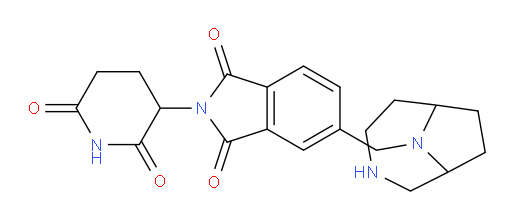 5-(3,9-diazabicyclo[4.2.1]nonan-9-ylmethyl)-2-(2,6-dioxopiperidin-3-yl)isoindoline-1,3-dione
