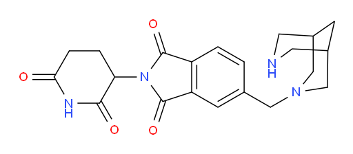 5-(3,7-diazabicyclo[3.3.1]nonan-3-ylmethyl)-2-(2,6-dioxopiperidin-3-yl)isoindoline-1,3-dione