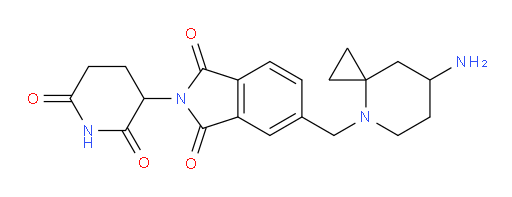 5-((7-amino-4-azaspiro[2.5]octan-4-yl)methyl)-2-(2,6-dioxopiperidin-3-yl)isoindoline-1,3-dione
