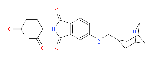 5-((6-azabicyclo[3.2.1]octan-3-ylmethyl)amino)-2-(2,6-dioxopiperidin-3-yl)isoindoline-1,3-dione