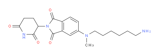 5-((6-aminohexyl)(methyl)amino)-2-(2,6-dioxopiperidin-3-yl)isoindoline-1,3-dione
