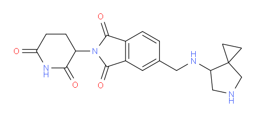 5-((5-azaspiro[2.4]heptan-7-ylamino)methyl)-2-(2,6-dioxopiperidin-3-yl)isoindoline-1,3-dione