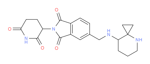 5-((4-azaspiro[2.5]octan-8-ylamino)methyl)-2-(2,6-dioxopiperidin-3-yl)isoindoline-1,3-dione