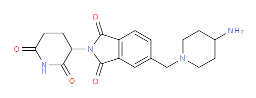 5-((4-aminopiperidin-1-yl)methyl)-2-(2,6-dioxopiperidin-3-yl)isoindoline-1,3-dione