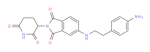 5-((4-aminophenethyl)amino)-2-(2,6-dioxopiperidin-3-yl)isoindoline-1,3-dione