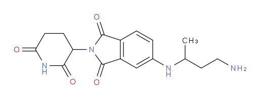 5-((4-aminobutan-2-yl)amino)-2-(2,6-dioxopiperidin-3-yl)isoindoline-1,3-dione
