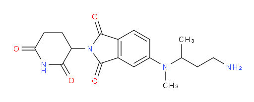 5-((4-aminobutan-2-yl)(methyl)amino)-2-(2,6-dioxopiperidin-3-yl)isoindoline-1,3-dione