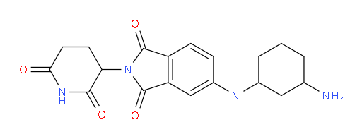5-((3-aminocyclohexyl)amino)-2-(2,6-dioxopiperidin-3-yl)isoindoline-1,3-dione