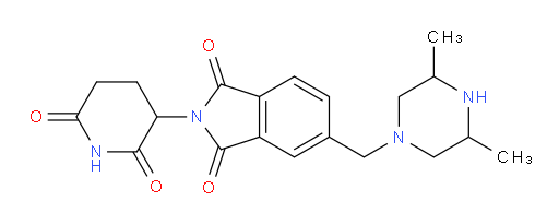 5-((3,5-dimethylpiperazin-1-yl)methyl)-2-(2,6-dioxopiperidin-3-yl)isoindoline-1,3-dione